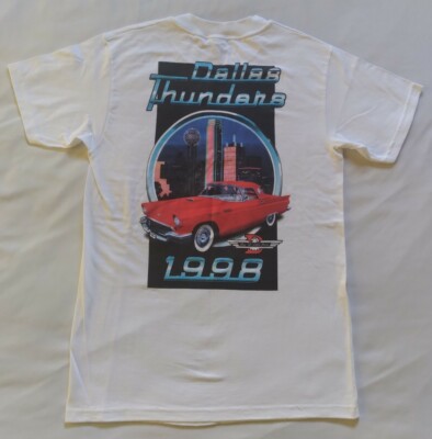 Vintage Ford Thunderbird Dallas Thunders T-Shirt Men's Size S White