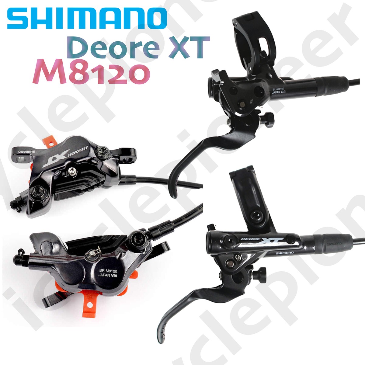 BL-M8100 BR-M8100 前後セット DISC BRAKE ASSEMBLED SET J-KIT, XT, BL-M8100(R) - Slope
