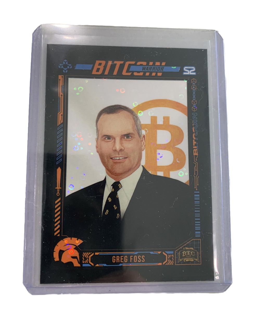 2023 Bitcoin Trading Cards Series 2 Greg Foss #204 holofoil /500