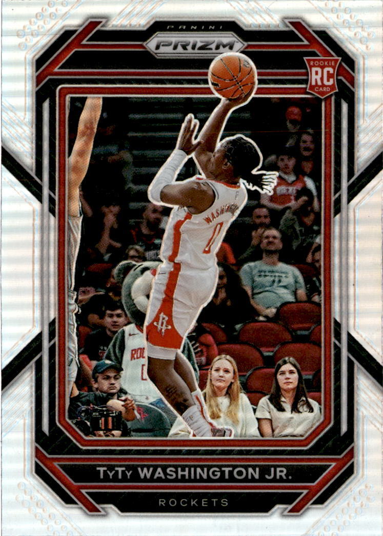 2022-23 Panini Prizm #243 TyTy Washington Jr. Silver Houston Rockets