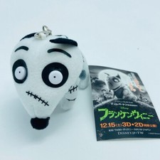 Disney FRANKENWEENIE SPARKY Mini Plush Doll Strap Japan TIM BURTON 2012 Movie