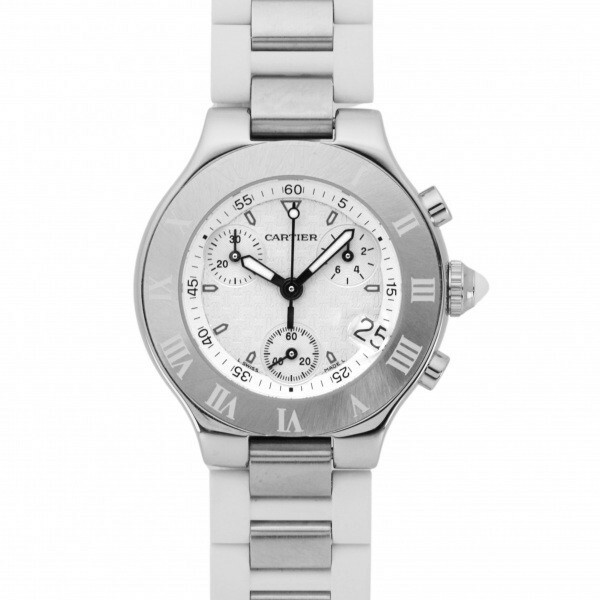 de Cartier 21 Silver Unisex Adult Watch 