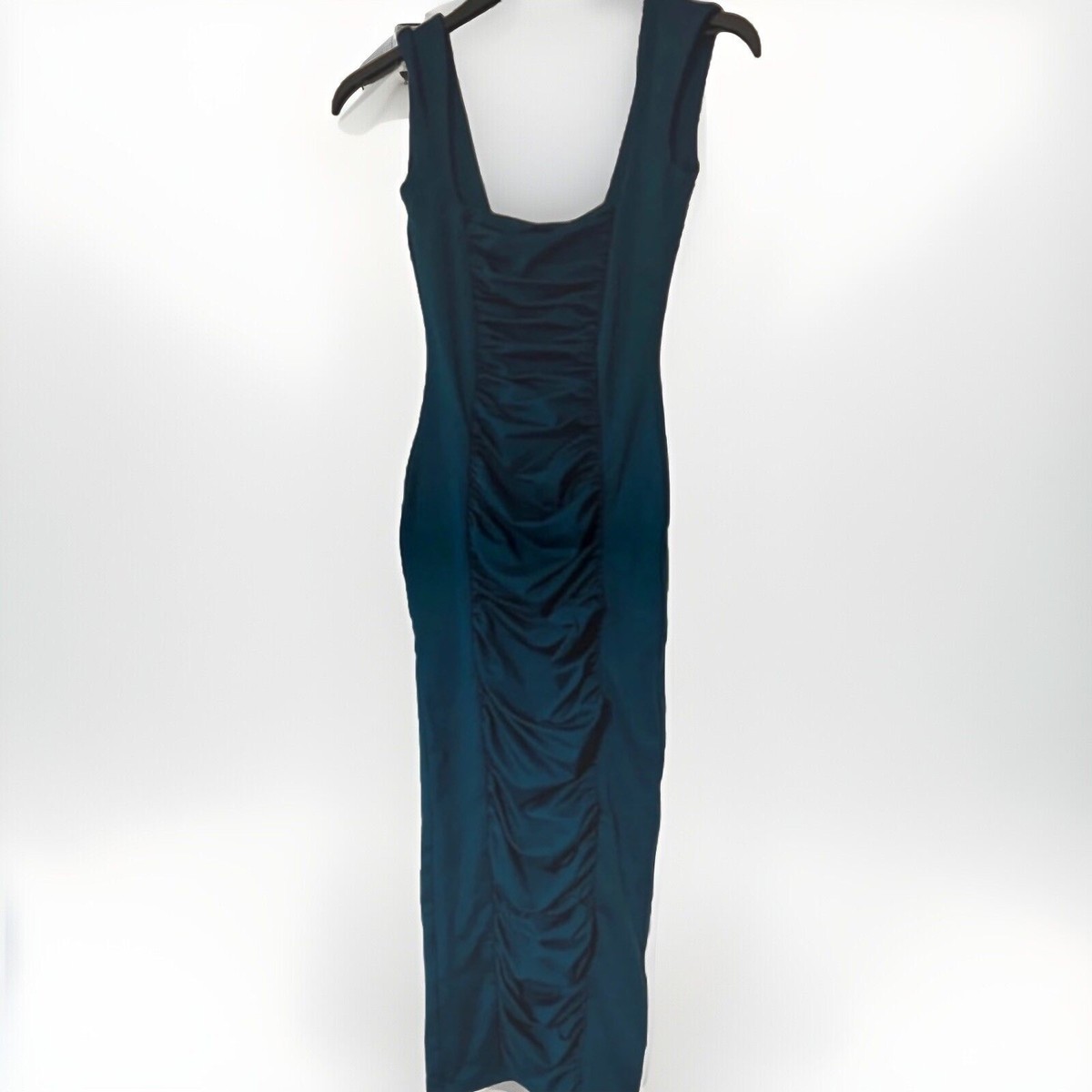 oh polly navy blue dress St. Germain Embellished Long Sleeve Mini Dress in Blue