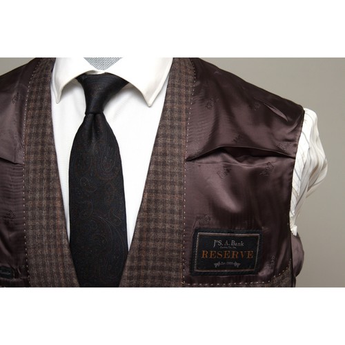 Jos A Bank Mens Sportcoat Blazer Jacket Size 40R Wool Cashmere E01082 - Picture 12 of 24