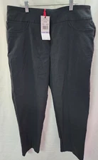 Ruby Rd. Women's Pull-on Solar Millennium Tech Super Stretch Pant, Black,Size 18