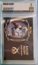 Kaleb Eleby 2022 Wild Card Matte Black Smoking Guns #SG-5 Golden Grading 9 Mint