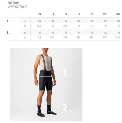 CYCLING BIBSHORTS BRAND: CASTELLI COMPETIZIONE KIT COLOR: DARK