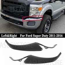 Front Bumper Step Pad Outer Molding Trim Set For Ford Super Duty 2011-2016 LH RH