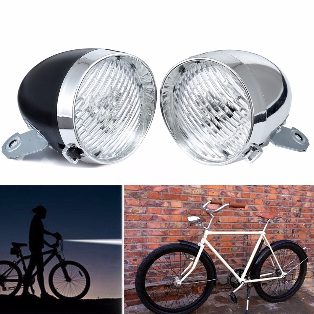 Janasiba Retro Fahrradlicht - LED Frontscheinwerfer Im Vintage-Design