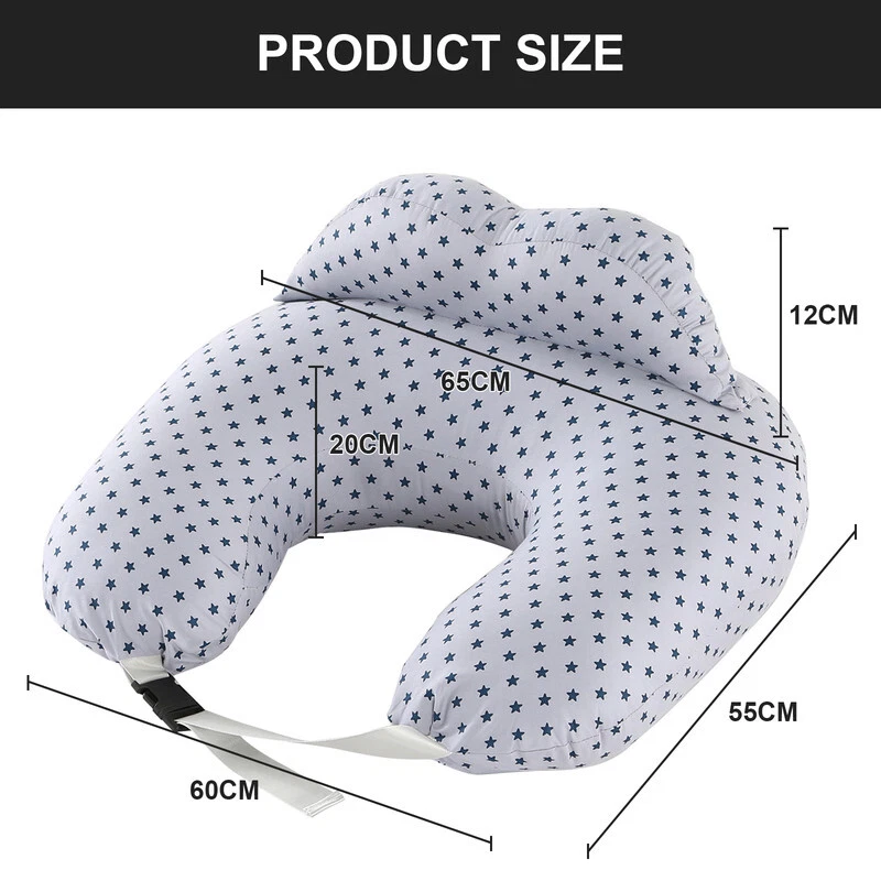 Nursing Pillow for Breastfeeding and Bottle Feeding Shredded Memory Foam Pillow - Image 3 of 4