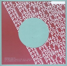 PYE pinky red logo's angled REPRODUCTION RECORD COMPANY SLEEVES  pack of 10 