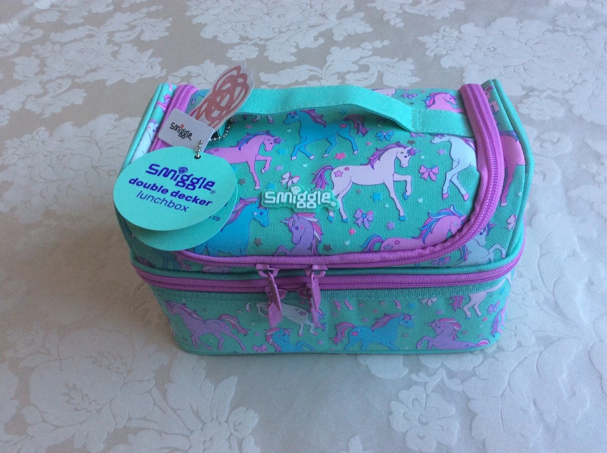 Smiggle Hits Double Decker Lunchbox Mint
