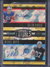 2023 Panini Legacy Dalton Kincaid Michael Mayer Futures Rookie Auto Gold Ice /10