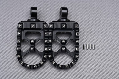 Pair of Alu Front Footrests For HARLEY DAVIDSON DYNA SWITCHBACK 1690 2012-16