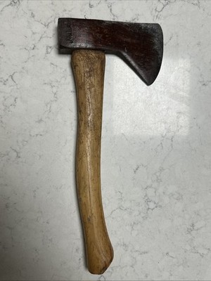 Norlund Hatchet Axe 12  Wood Handle Original Vintage Collectible Tool 1 Lb 4 Oz