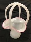 Fenton Lotus Mist Glossy Basket Unpainted