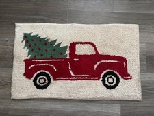 Christmas tree rug