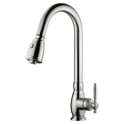Kitchen Faucet Pullout Brushed Nickel LK6B by LessCare