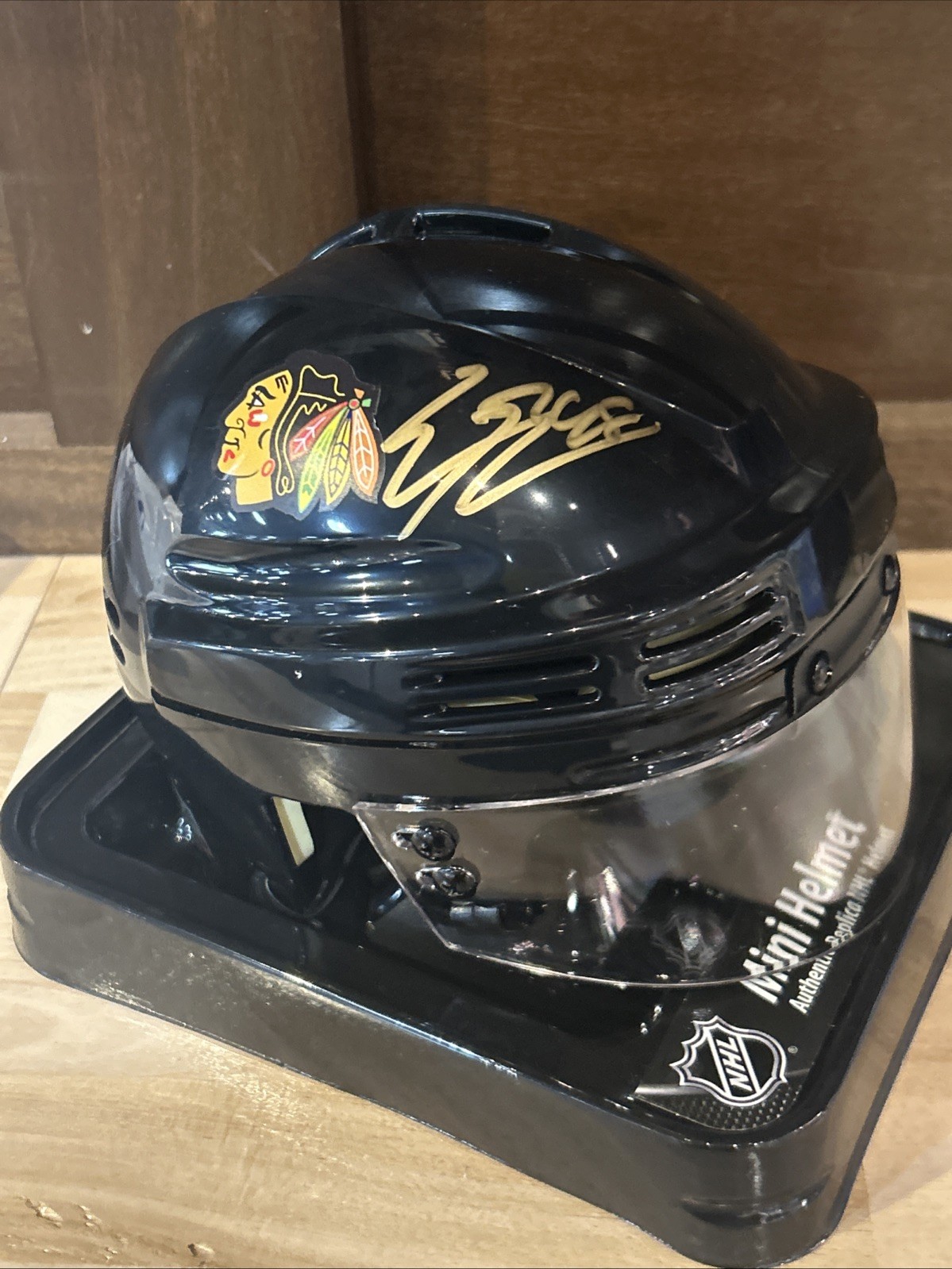 Connor Bedard Signed Mini Helmet Fanatics Certified With Plastic Case 