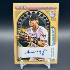 Andy Young 2021 Topps Gypsy Queen Autograph RC #GQA-AY Diamondbacks