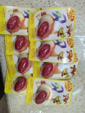 Pack Of 8 - Silly Putty Red Egg New on Card Chicken Graphic Crayola