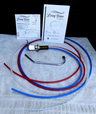 EcoQuest Water Filtration Faucet Reverse Osmosis RO Living Water Chrome US70513