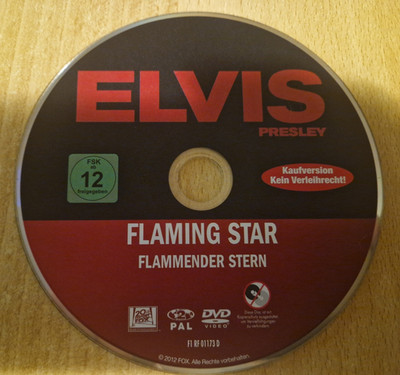 DVD  Western Klassiker. Flaming Star.  Elvis. Rar.