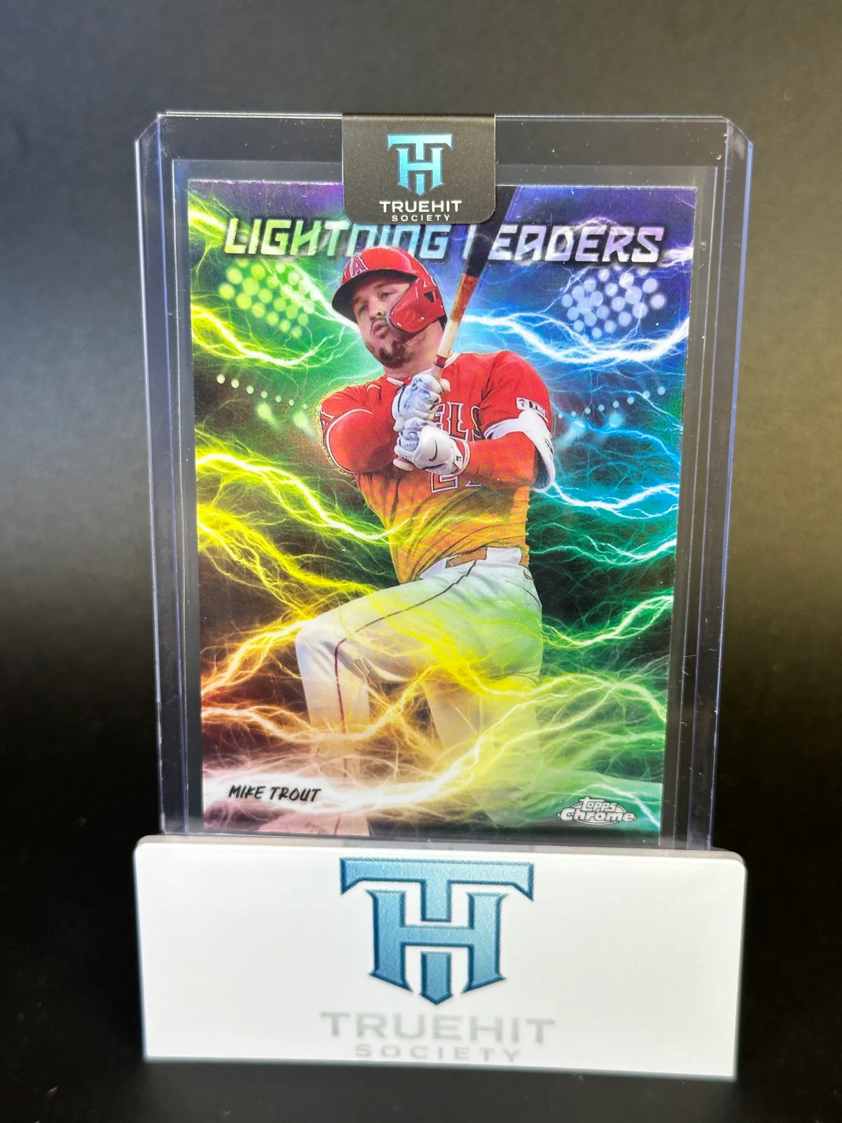 2025 Topps Chrome Lightning Leaders Mike Trout #LL-6