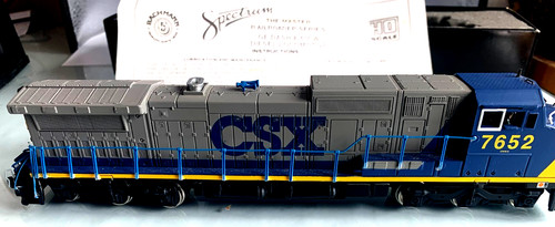 BACHMANN SPECTRUM SPUR O HO SCALE GE DASH CSX 7652, PAPIERE VERPACKT | Condition: New: Other (See Details)
