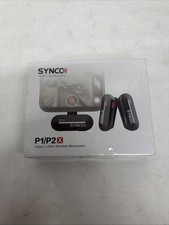 SYNCO P2XL P1/P2X Digital 2.4GHz Wireless Lavalier Microphone For iPhone 14 Etc