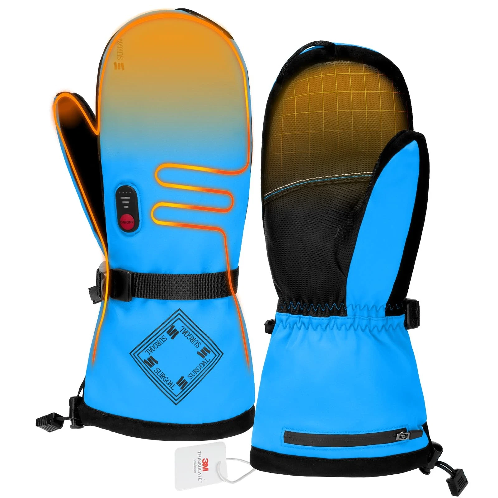 SURGOAL Heated Gloves for Men, 7.4V Heated Mittens for Women Rechargeable, PU...
Opens in a new wind