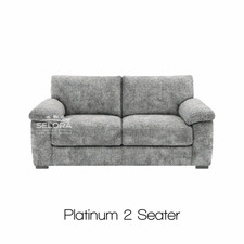 Amalfi Dino 3+2 Seater Fabric Sofa Suite Alaska Grey Teal Blue Sofa Set