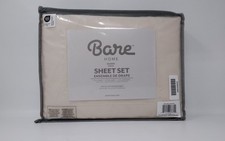 Bare Home Queen Grand Microfiber Sheet Set - Fitted Sheet, Flat, 2 Pillowcase