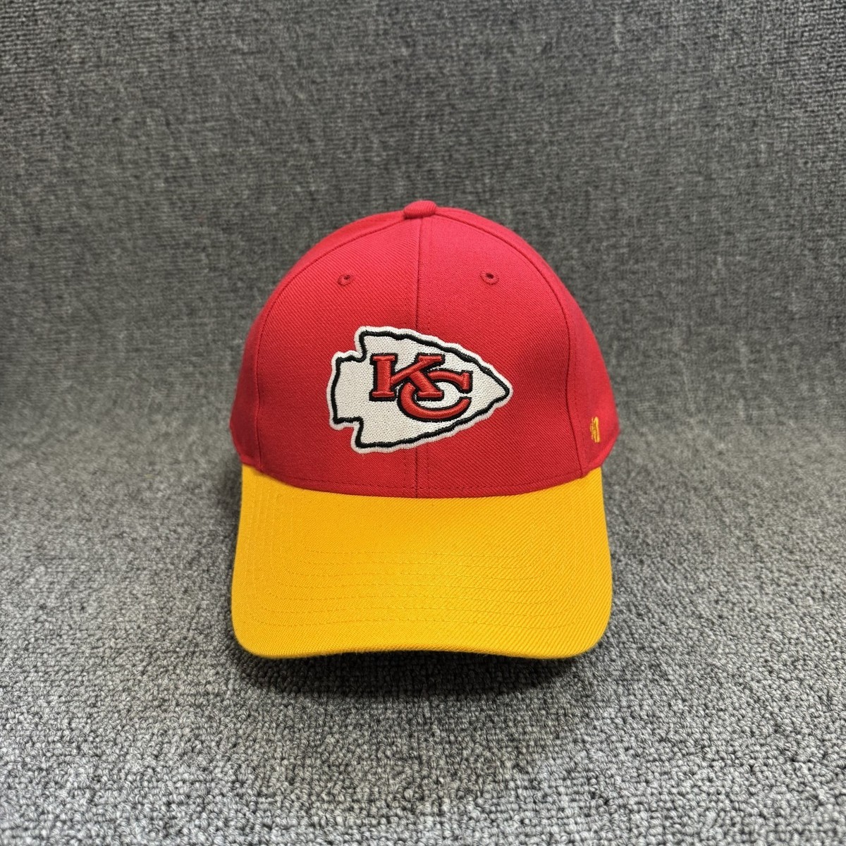 '47 Brand Kansas City Chiefs Baseball Cap Strapback Red Yellow NFL Hat