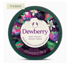 The Body Shop Dewberry Body Yogurt 200ml Lightweight Gel-Cream Body Moisturiser