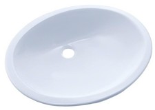 TOTO LT569 01 17" Undermount Bathroom Sink with Overflow Cotton White