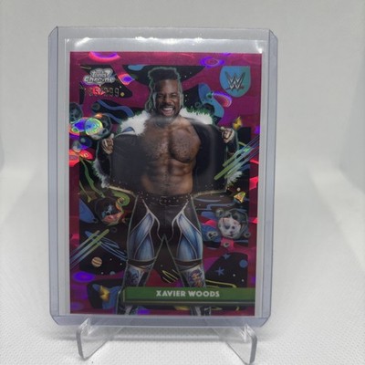 2026 Topps Cosmic Chrome WWE Xavier Woods Magenta /299