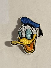 Vintage Disney Donald duck Embroidered Iron On Patch rare original