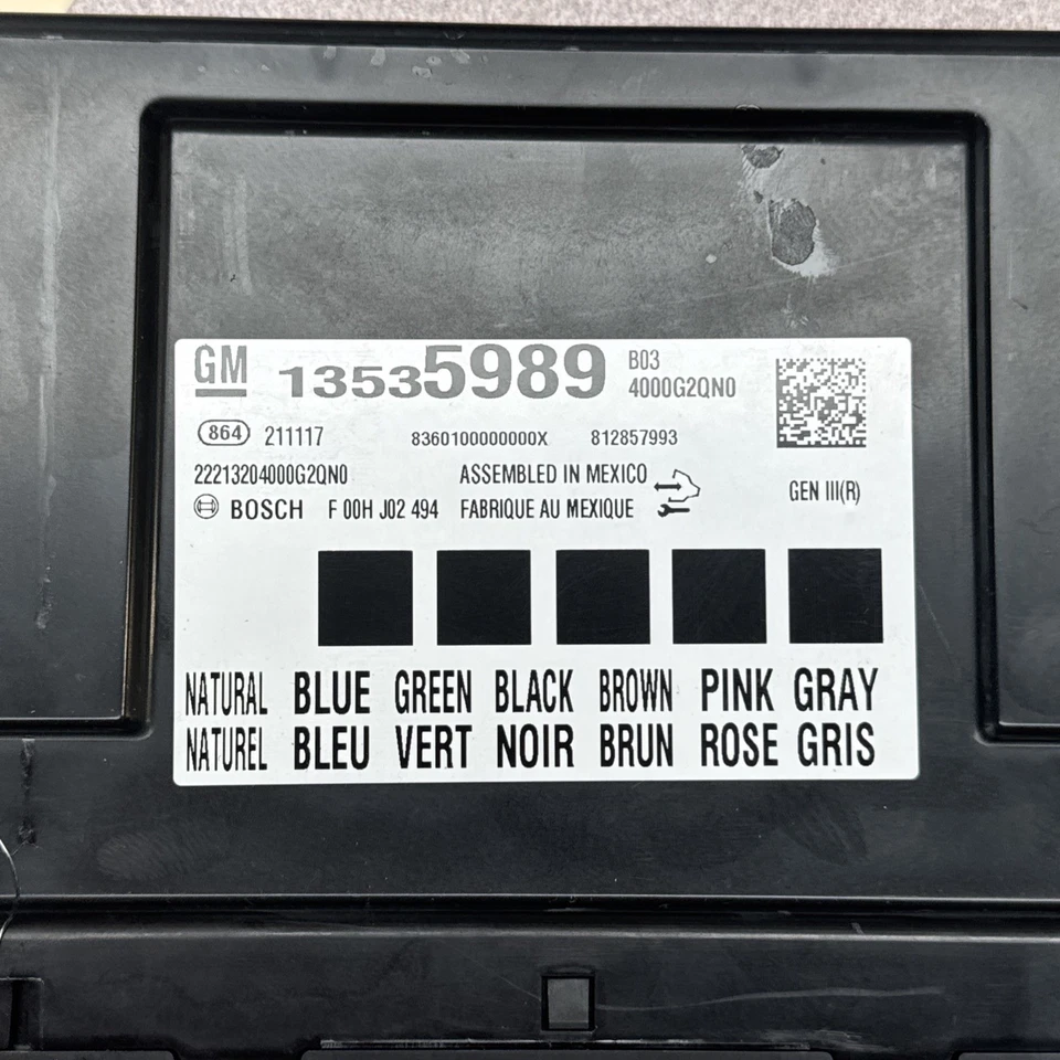 2019-2024 Chevrolet Blazer Body Control Module BCM OEM - Image 2 of 4