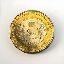 2026 FIFA WORLD CUP MEXICO 20 PESOS  BI-METAL Guadalajara 1Coin