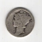 1917 P MERCURY DIME 10¢ 90% SILVER PHILADELPHIA 10 CENTS UNITED STATES AMERICA
