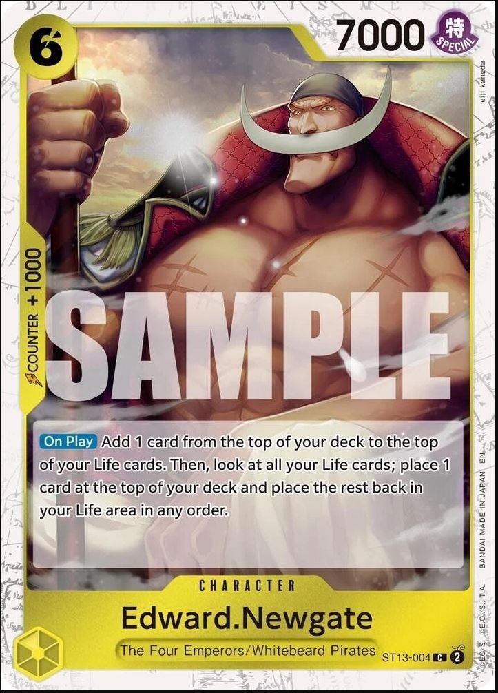 Edward.Newgate ST13-004 Pirate Foil Premium Booster The Best Vol.2 PRB-02 NM