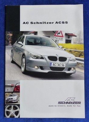 AC Schnitzer ACS 5 BMW 5 Series Saloon E60 Brochure Brochure 2004