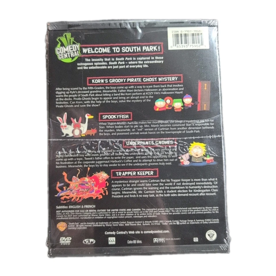 South Park - Ghouls, Ghosts and Underpants Gnomes Horror DVD Sealed  — 第 2/3 张图片