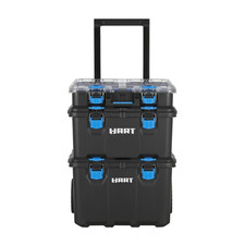 Hart Stack System Mobile Tool Storage And Organization Black Blue