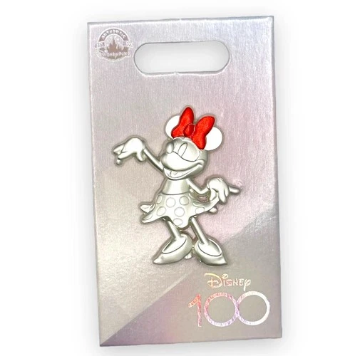 Disney Platinum 100 Years of Wonder 100th Anniversary Minnie Mouse D100 Pin