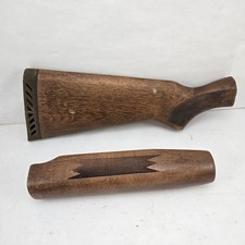 Used Mossberg 500 590 12 Gauge Wood Stock Forend Forearm Recoil Pad Buttstock