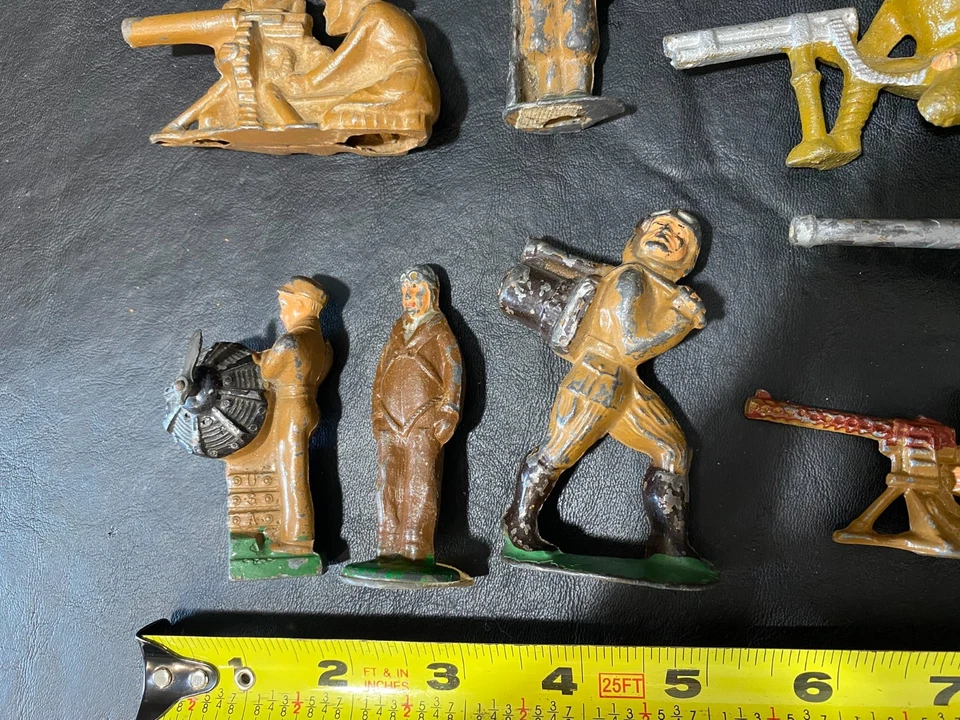 Manoil Barclay army men metal figure military soldier soldiers infantry ww1 - Image 2 of 4