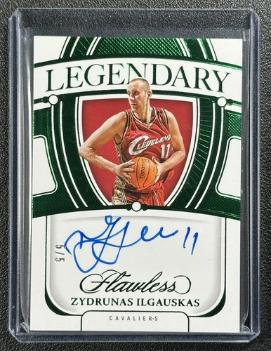 2023 Panini Flawless Basketball Emerald Zydrunas Ilgauskas #LS-ZYI