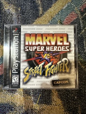 Marvel Super Heroes Vs Street Fighter - PlayStation 1 PS1 Complete CIB Tested